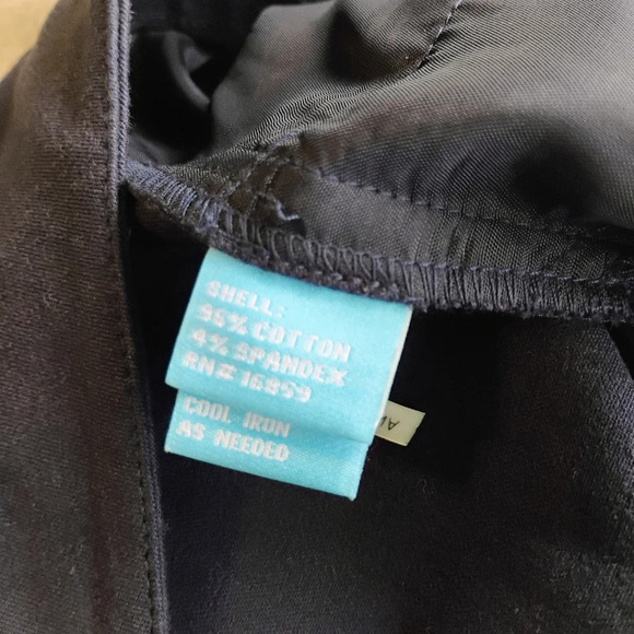 J McLaughlin Nautical Preppy Navy Blue Mini Pencil Skirt Compass Buttons Size 12 - Picture 8 of 12